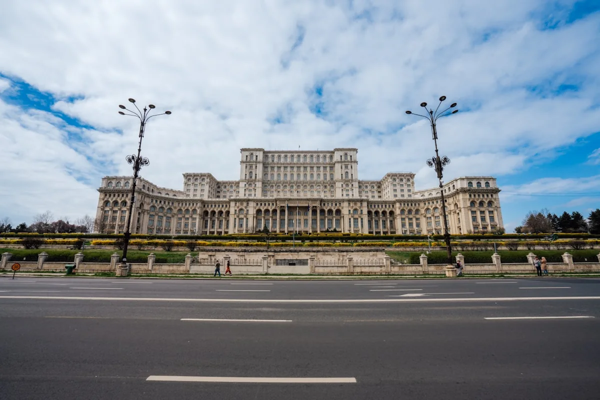 The Palace of Parliament in Bucharest